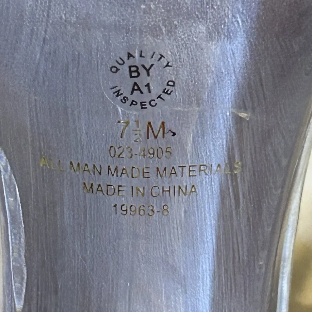 Jacqueline Ferrar Heels Worn Once Silver with Rhinestones - Picture 6 of 8